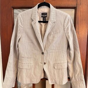 J.Crew Schoolboy Blazer in Light Tan
